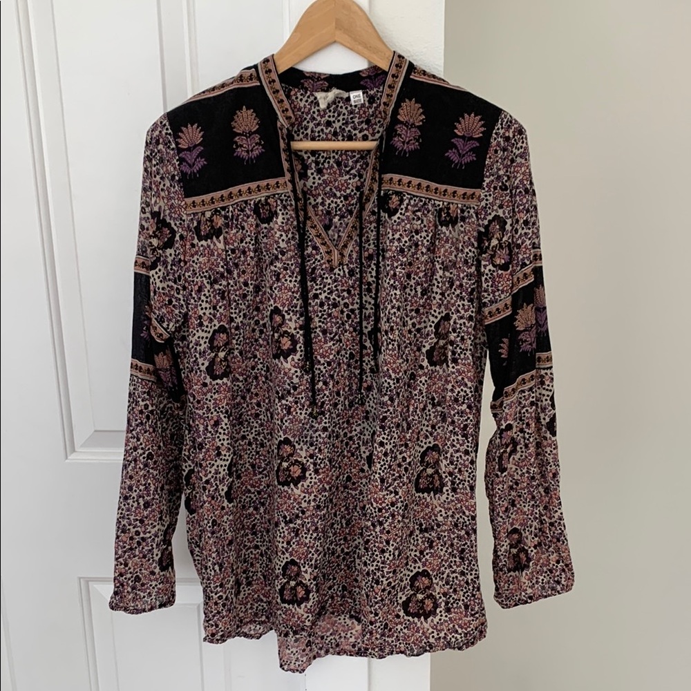 Blue Boheme Top
